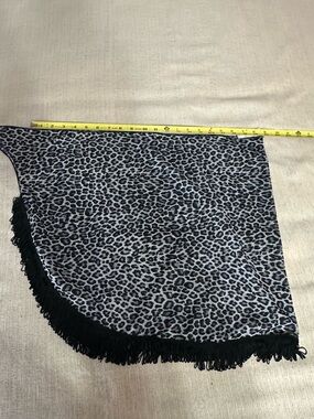Surface, Swim and Sport: Leopard Bathing Suit Sarong with Black Trim